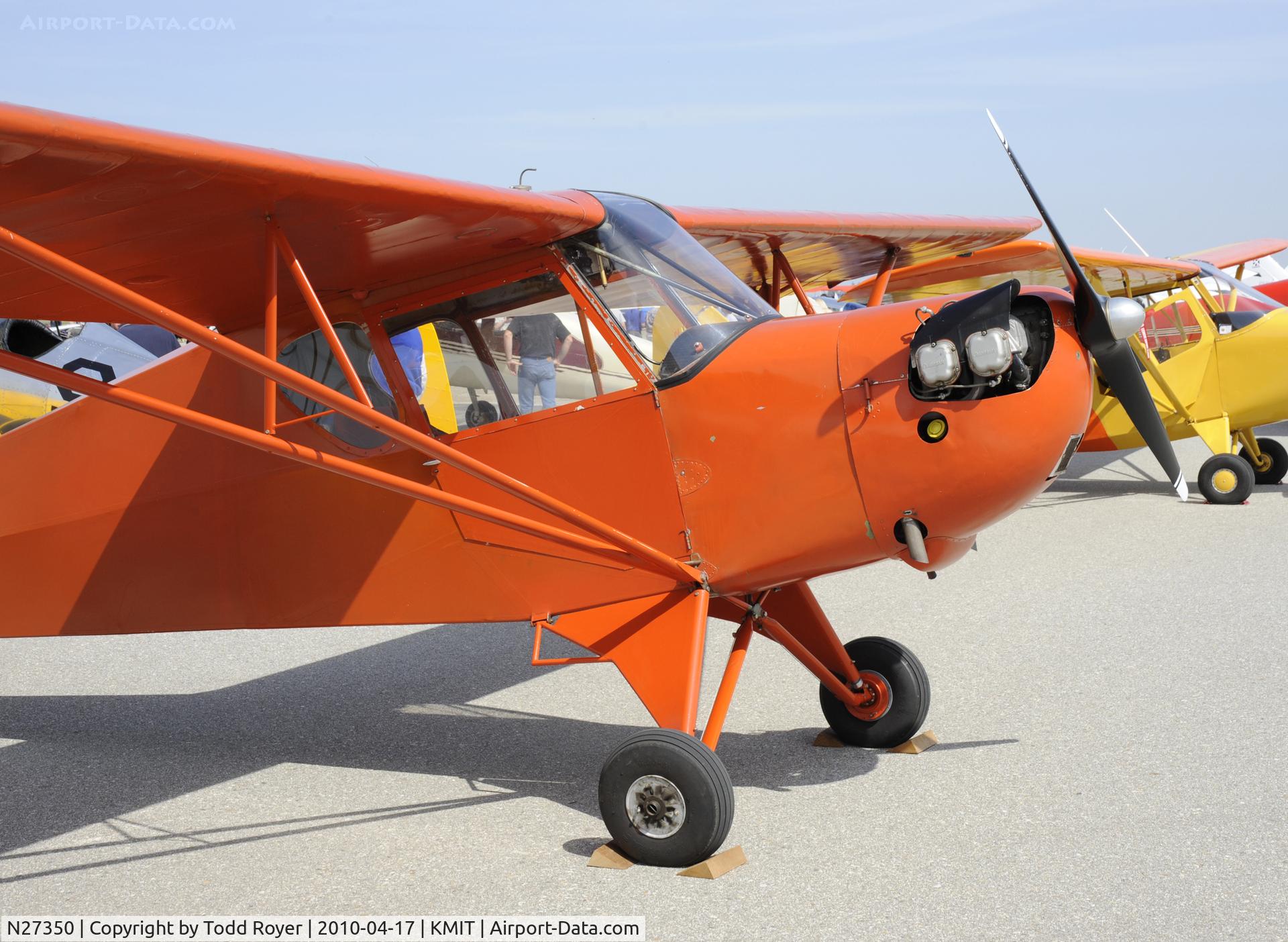 N27350, 1940 Aeronca 60-TF C/N 1630T, Minter Field fly in 2010