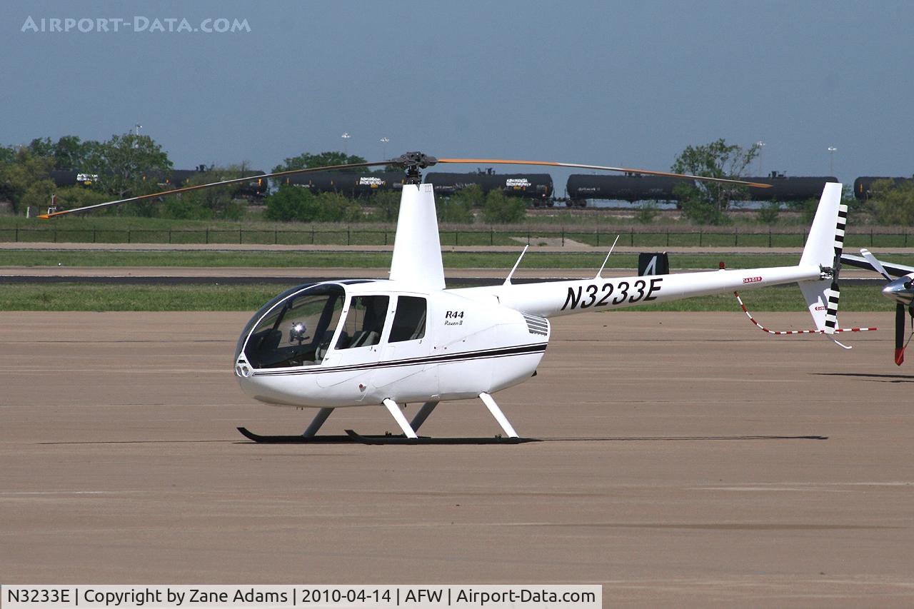 N3233E, 2007 Robinson R44 II C/N 11661, At Fort Worth Alliance Airport