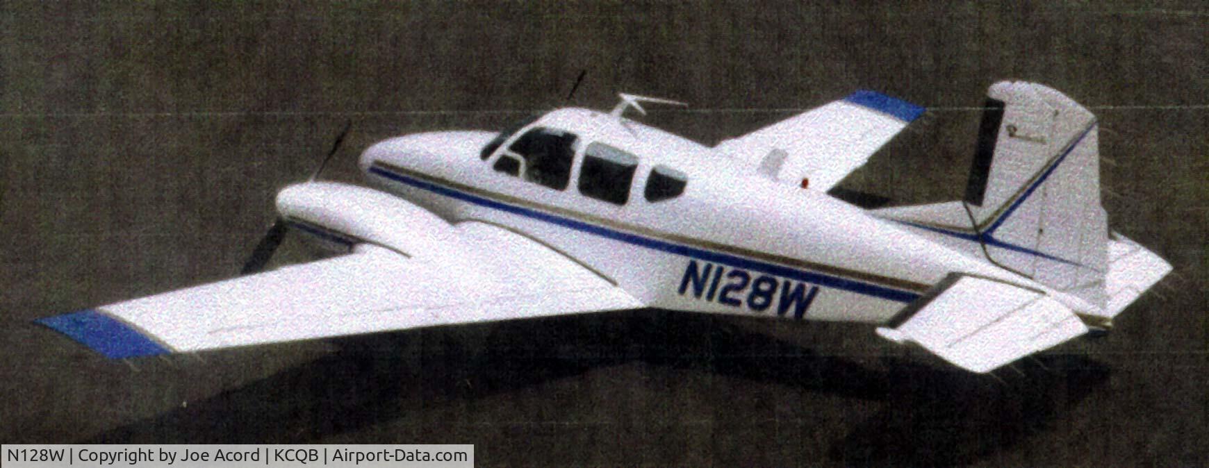 N128W, 1958 Beech 95 Travel Air C/N TD-66, photo of 128W