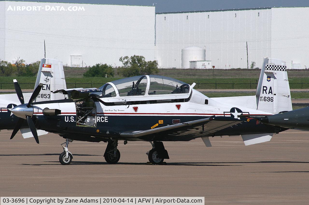03-3696, 2006 Raytheon T-6A Texan II C/N PT-242, At Fort Worth Alliance Airport