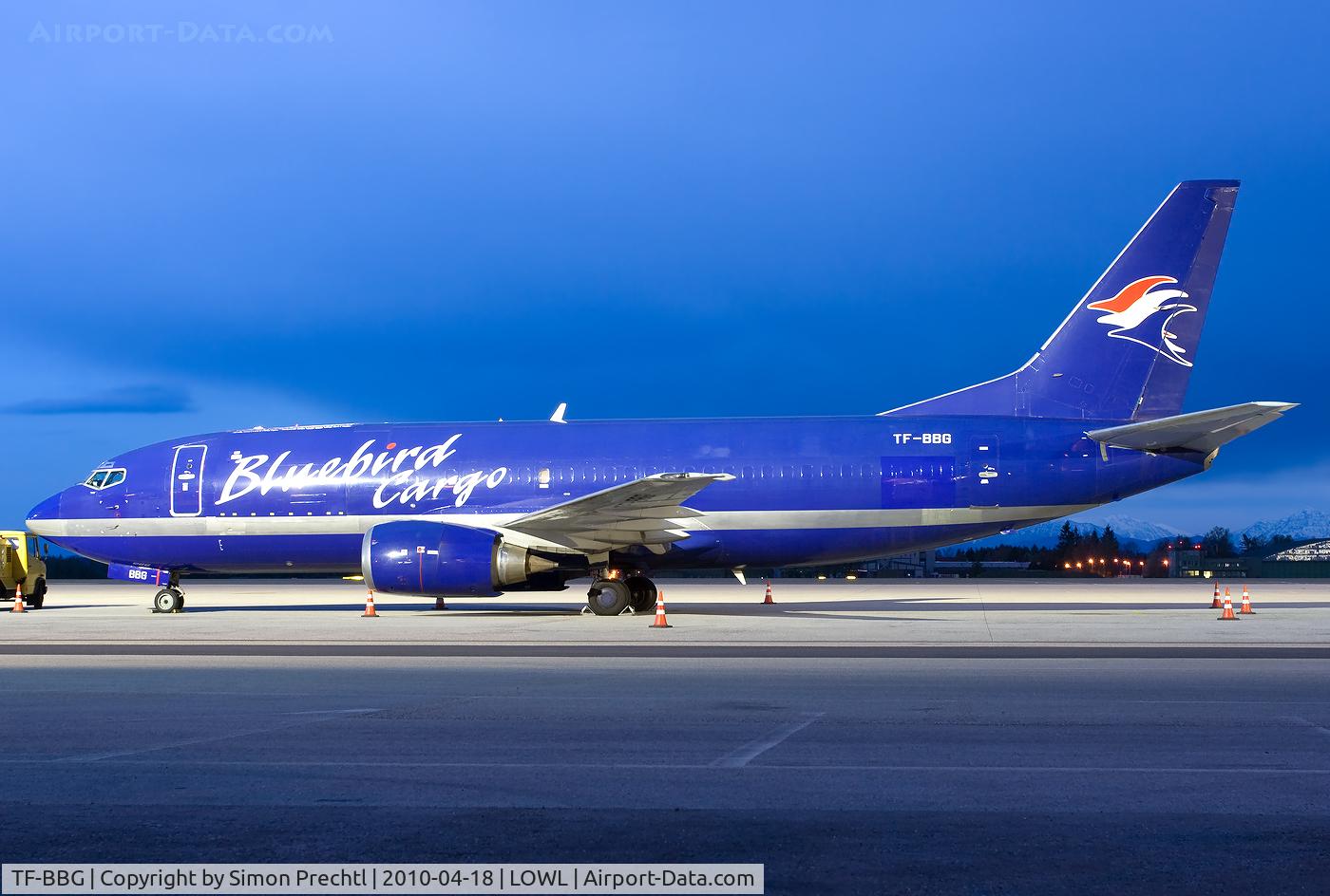 TF-BBG, 1991 Boeing 737-36E(SF) C/N 25263, TF-BBG @ Linz Airport