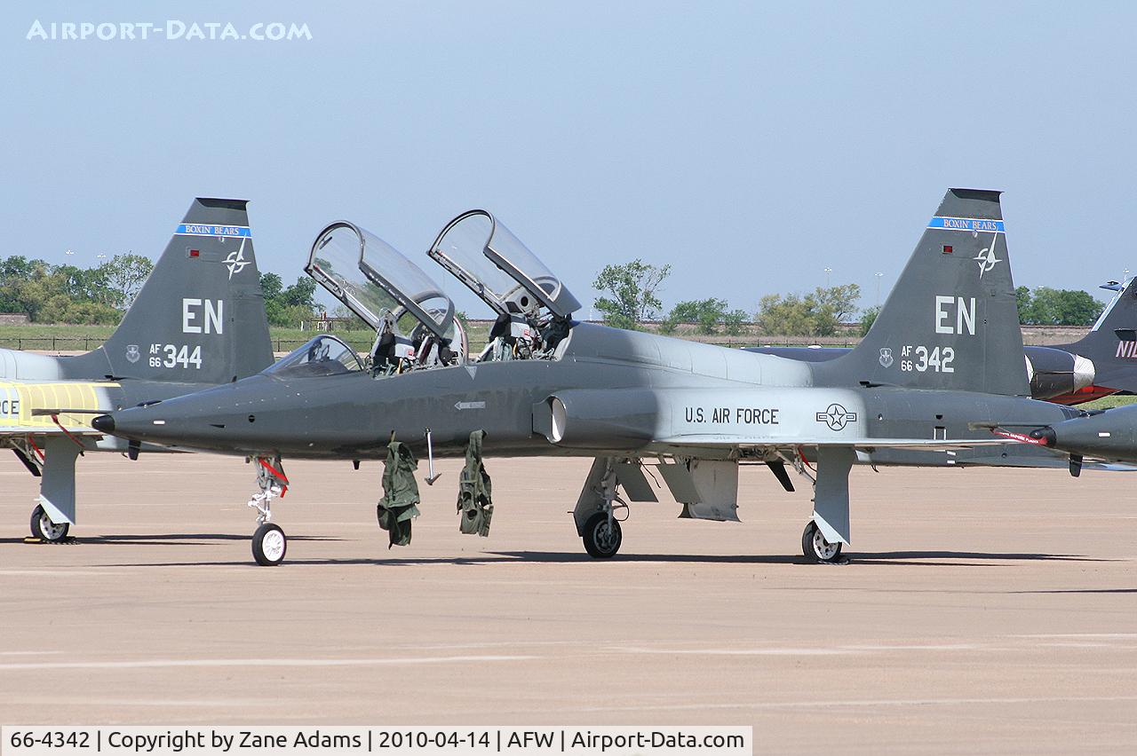 66-4342, 1966 Northrop T-38A-65-NO Talon C/N N.5919, At Fort Worth Alliance Airport