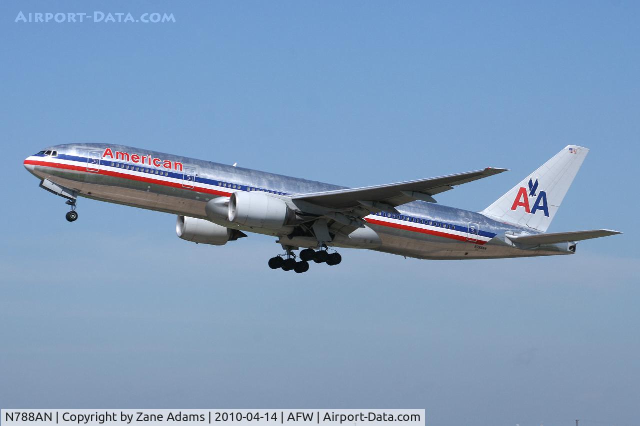 N788AN, 2000 Boeing 777-223 C/N 30011, At Fort Worth Alliance Airport
