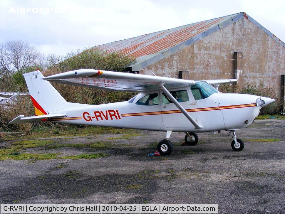 G-RVRI, 1967 Cessna 172H C/N 17255822, ex Ravenair C172, now owned by Truro Aerodrome Ltd