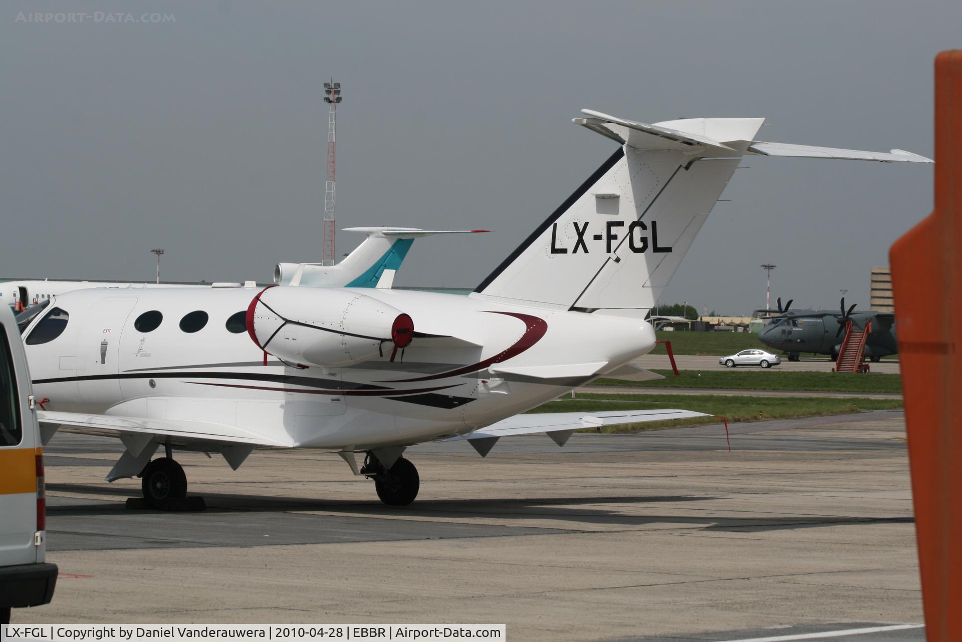 LX-FGL, 2008 Cessna 510 Citation Mustang Citation Mustang C/N 510-0132, Parked on G.A. apron