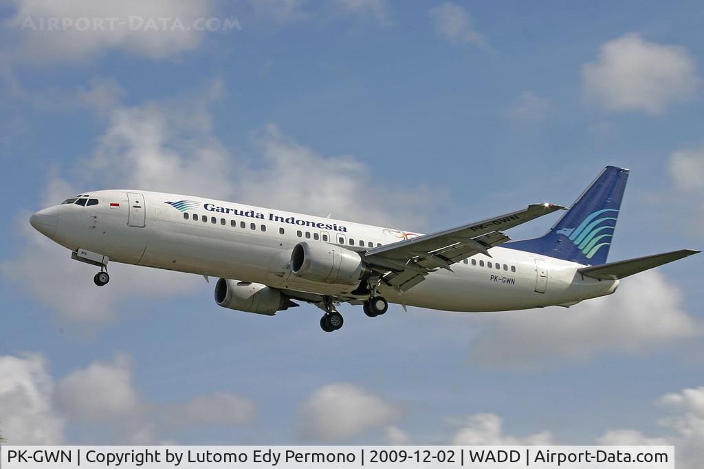 PK-GWN, 1993 Boeing 737-4U3 C/N 25716 LN:2540, Garuda Indonesia