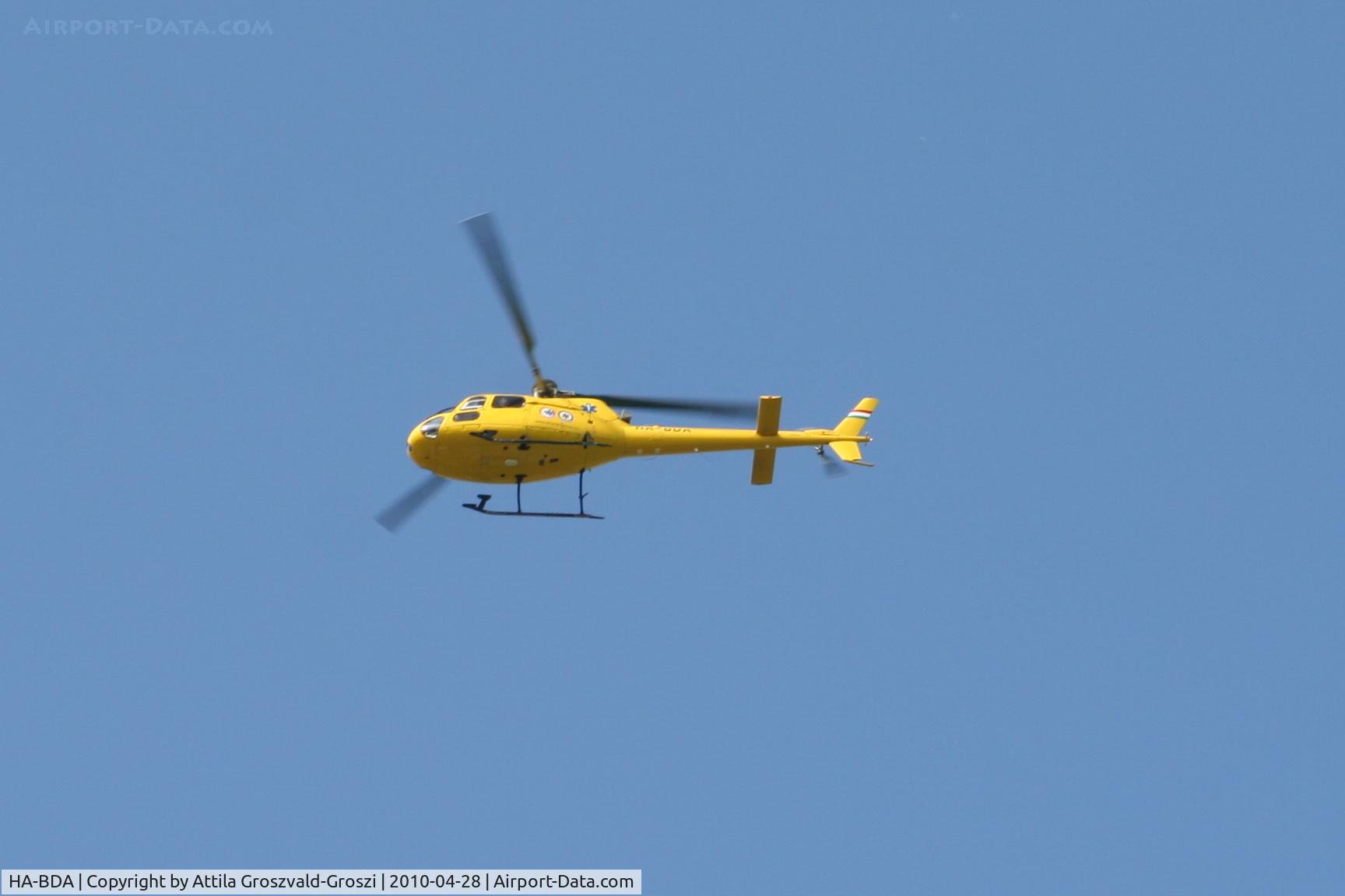 HA-BDA, 1991 Aerospatiale AS-350B Ecureuil C/N 2472, Szeged airspace