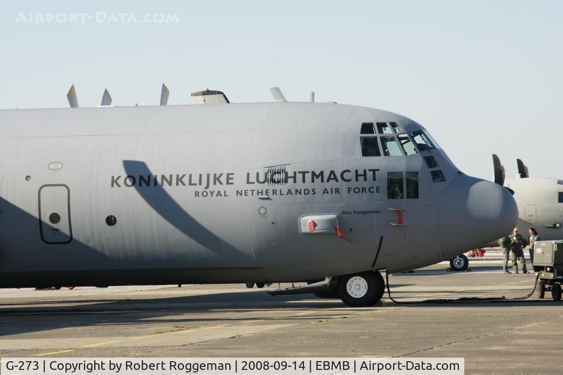 G-273, 1993 Lockheed C-130H-30 Hercules C/N 382-5273, Named BEN SWAGERMAN.Open door Melsbroek.