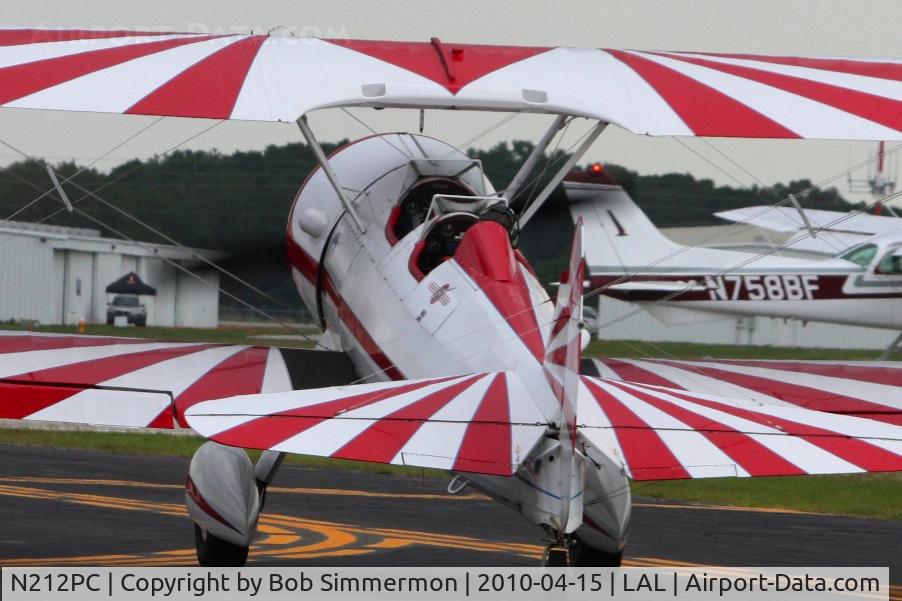 N212PC, 1941 Boeing A75N1(PT17) C/N 75-553, Departing Lakeland, FL during Sun N Fun 2010