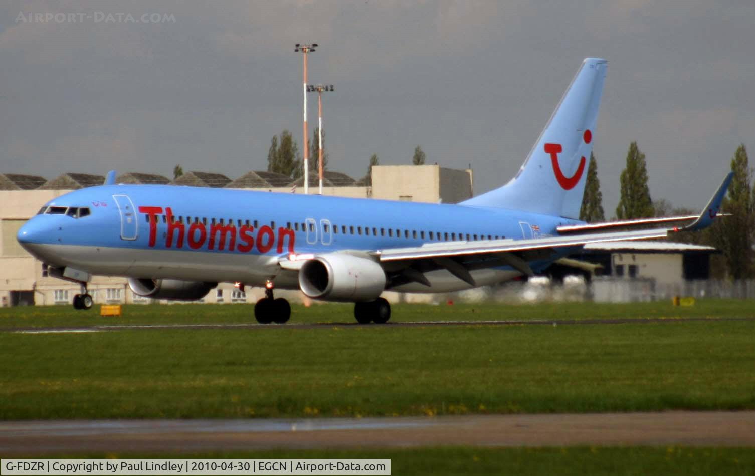 G-FDZR, 2009 Boeing 737-8K5 C/N 35145, In from Alicante