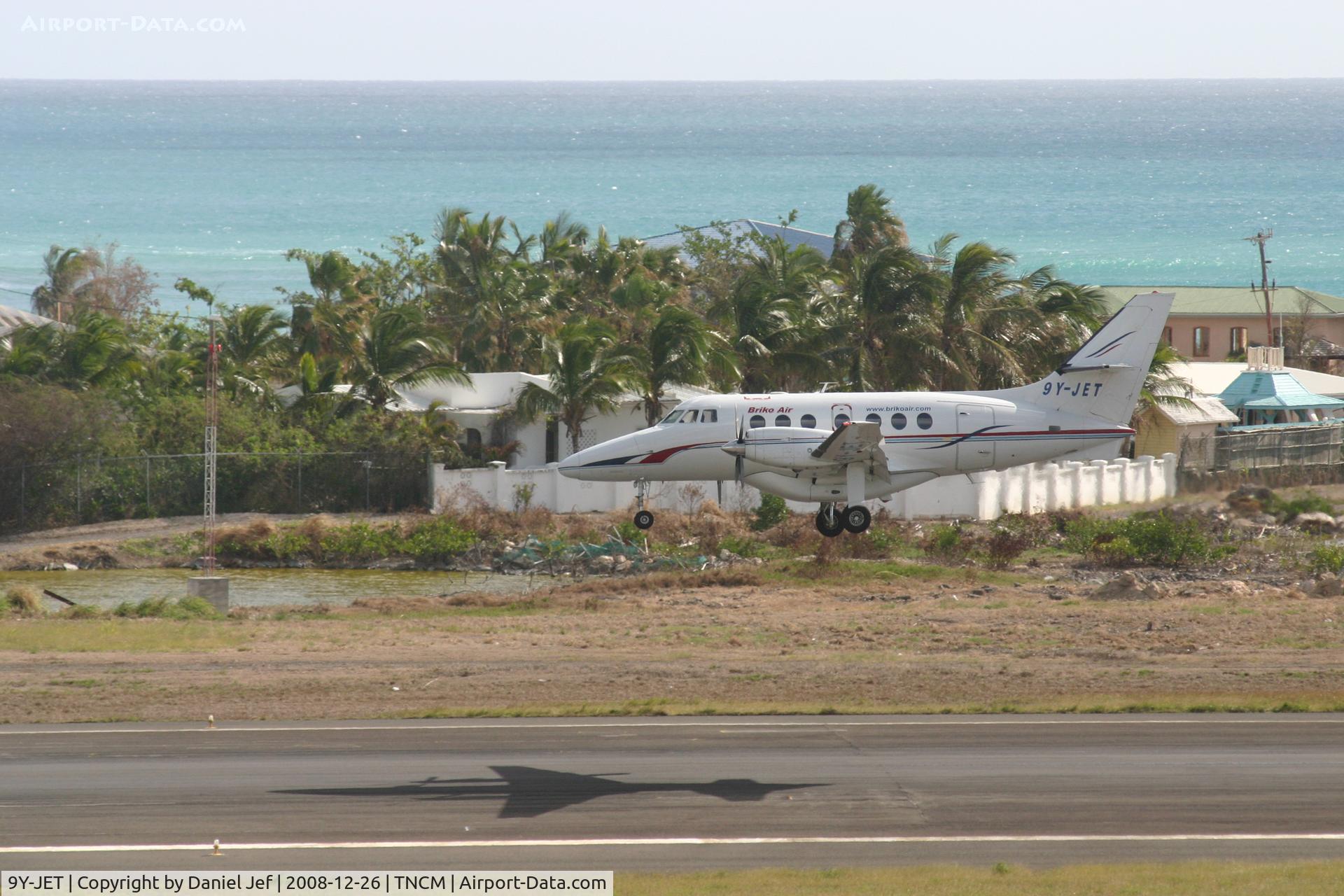 9Y-JET, 1991 British Aerospace BAe-3102 Jetstream 31 C/N 939, 9Y-JET landing at TNCM
