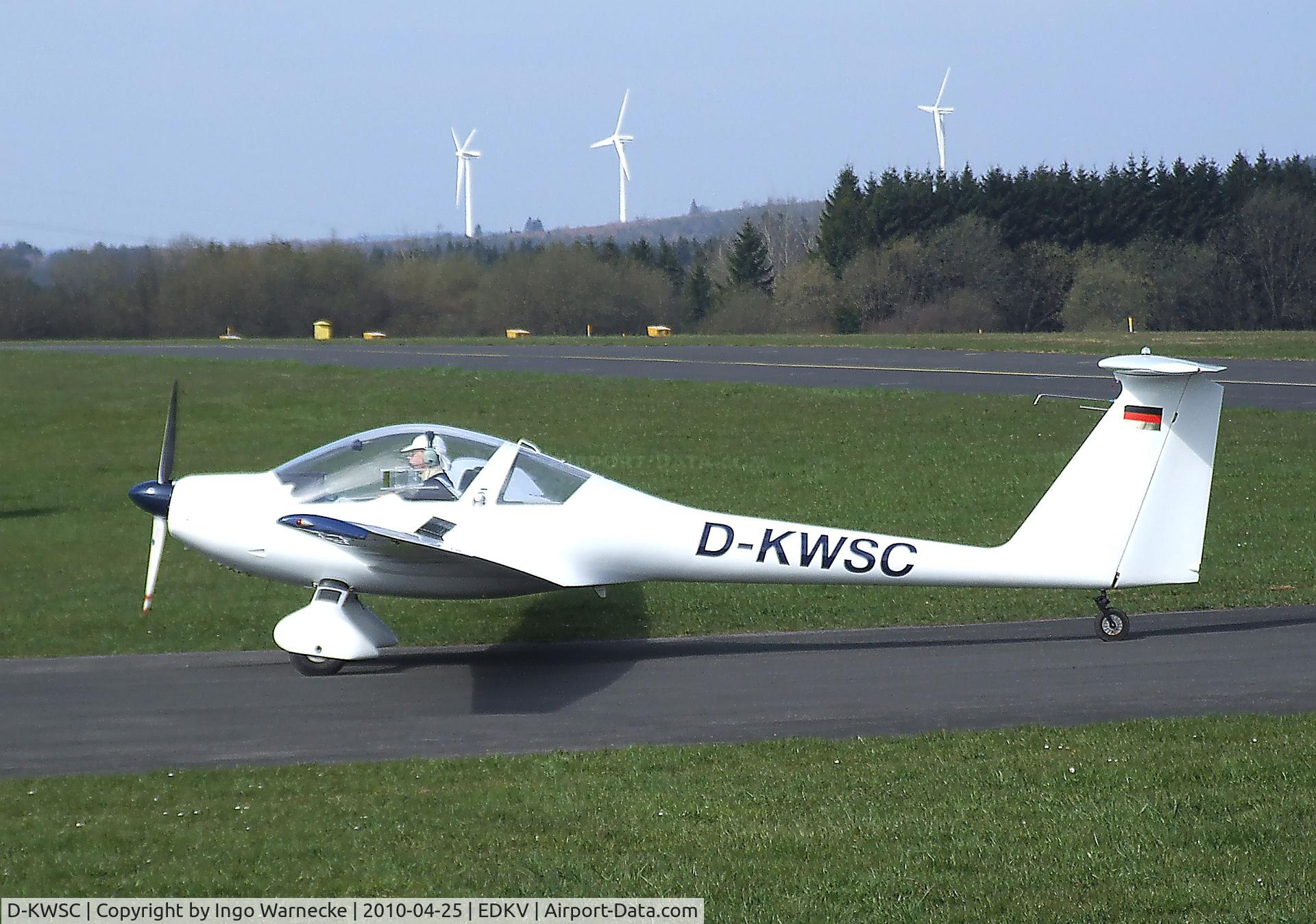 D-KWSC, 1986 Hoffmann H-36 Dimona MK 2 C/N 36233, Hoffmann H-36 Dimona Mk II at Dahlemer Binz airfield