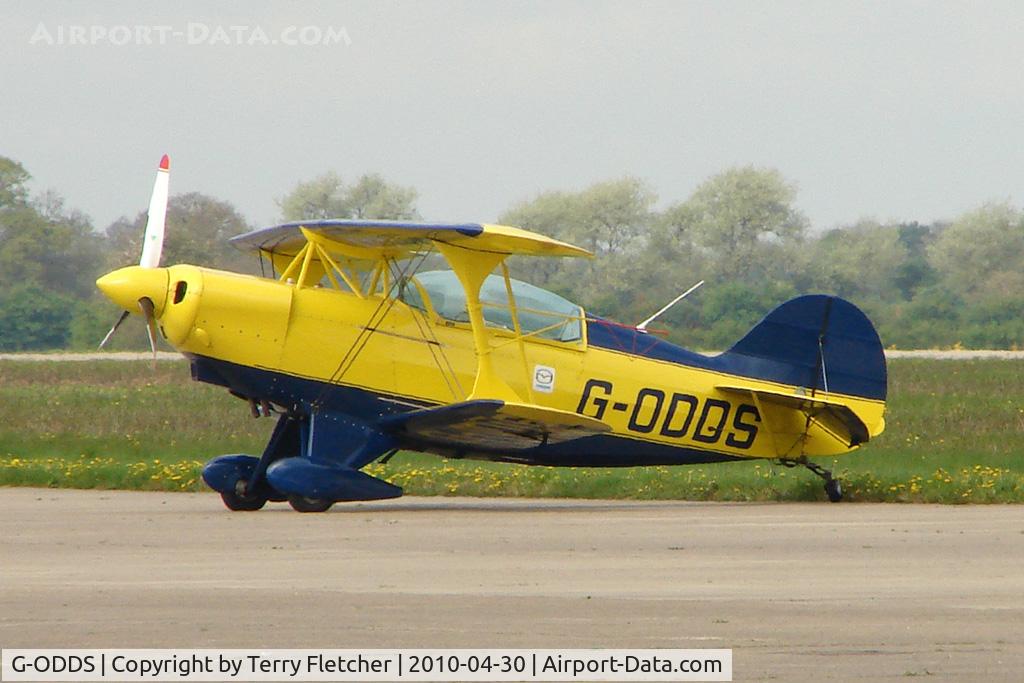 G-ODDS, 1980 Aerotek Pitts S-2A Special C/N 2225, 1980 Aerotek Inc PITTS S-2A on Day 1 of the 3 day British Aerobatics Association competition at Elvington airfield