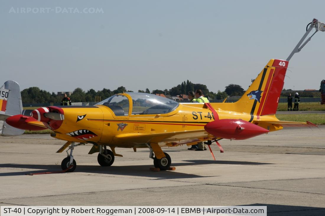 ST-40, 1992 SIAI-Marchetti SF-260D C/N 840, Open Door 15 th Wing.Belgian Air Force.