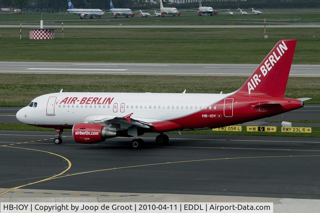 HB-IOY, 2007 Airbus A319-111 C/N 3202, New for Air Berlin