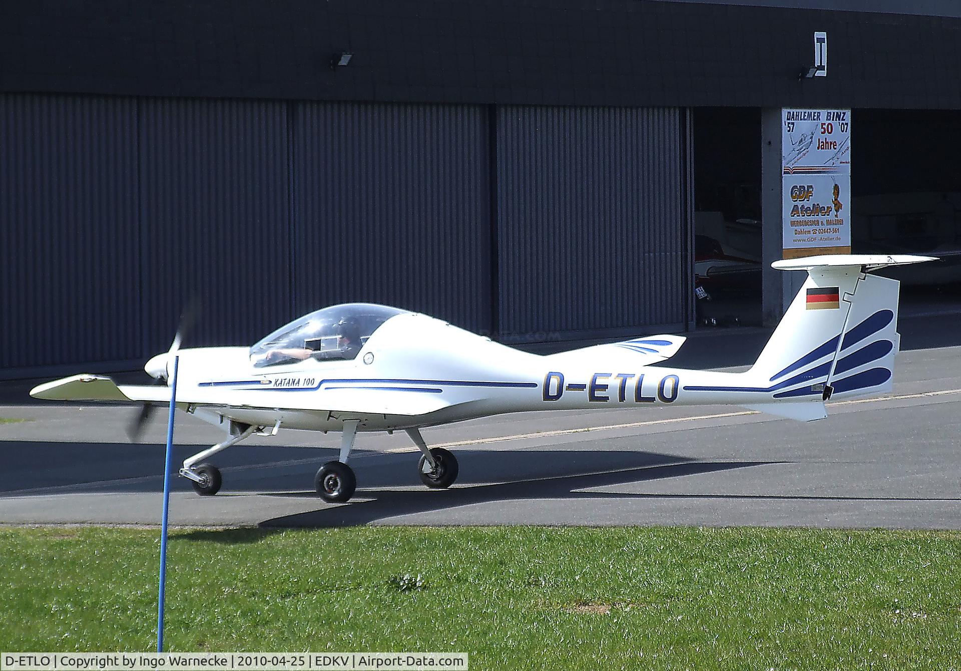 D-ETLO, HOAC DV-20 Katana C/N 20028, HOAC DV-20 Katana at Dahlemer Binz airfield