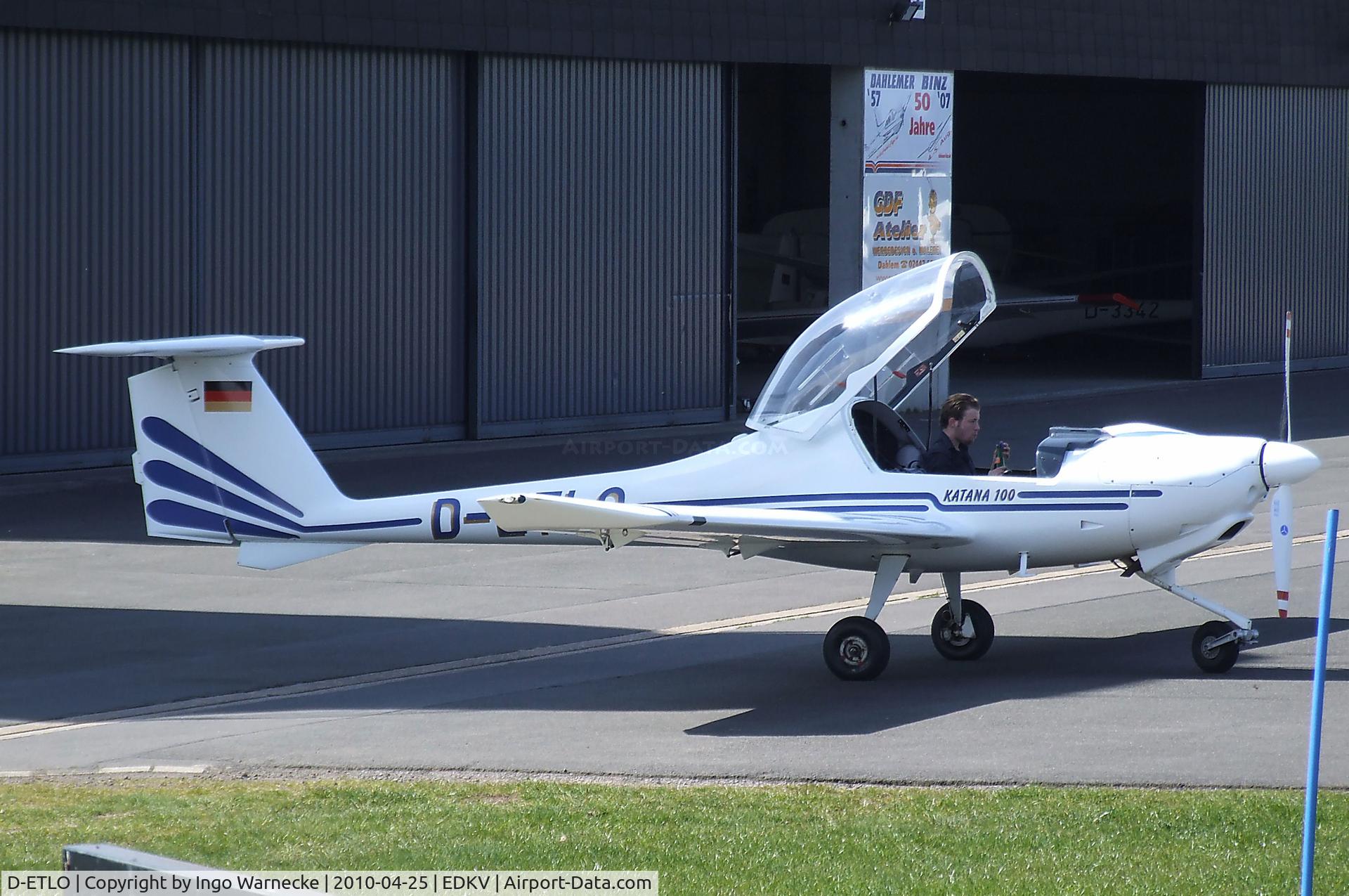 D-ETLO, HOAC DV-20 Katana C/N 20028, HOAC DV-20 Katana at Dahlemer Binz airfield
