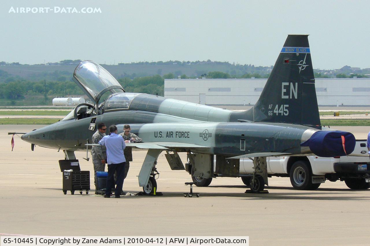 65-10445, 1965 Northrop T-38A-60-NO Talon C/N N.5864, At Fort Worth Alliance Airport