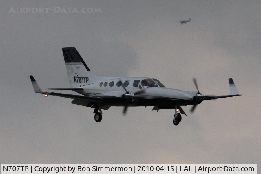 N707TP, Cessna 421C Golden Eagle C/N 421C0271, Arriving at Lakeland, FL during Sun N Fun 2010.