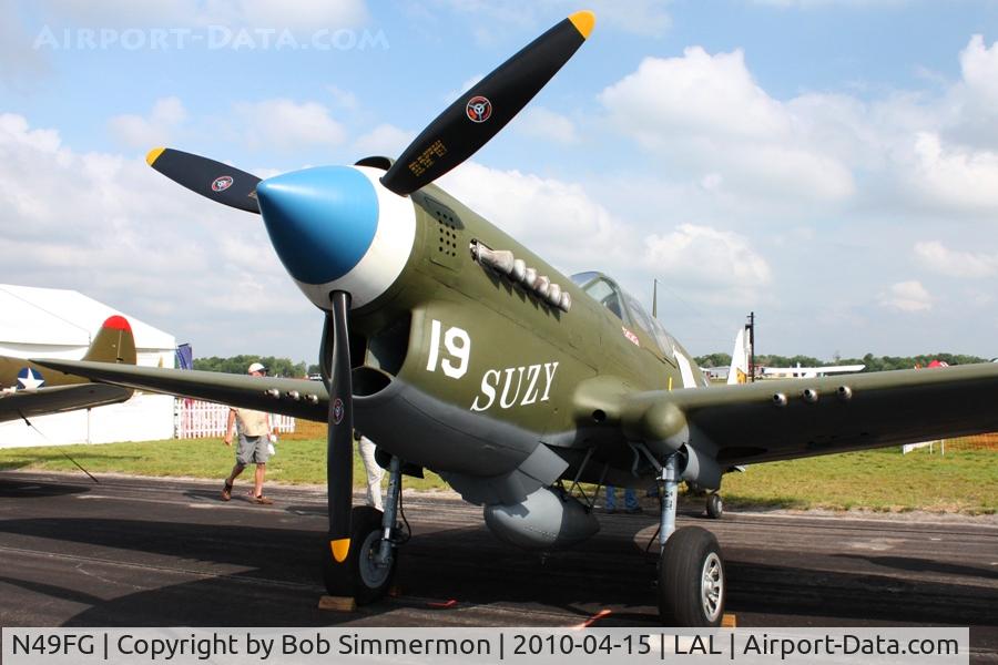 N49FG, 1943 Curtiss P-40N Warhawk C/N 29623, Sun N Fun 2010