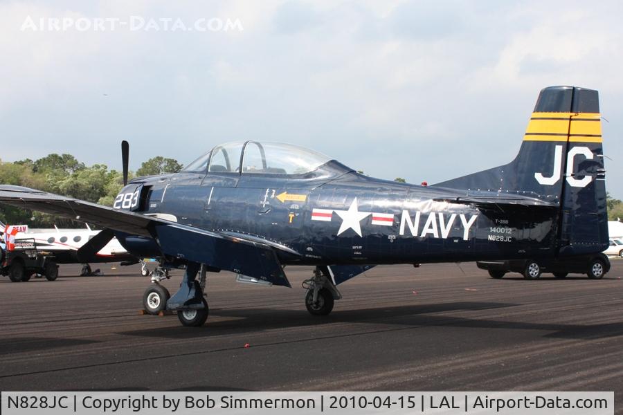 N828JC, 1955 North American T-28B Trojan C/N 219-11, Sun N Fun 2010