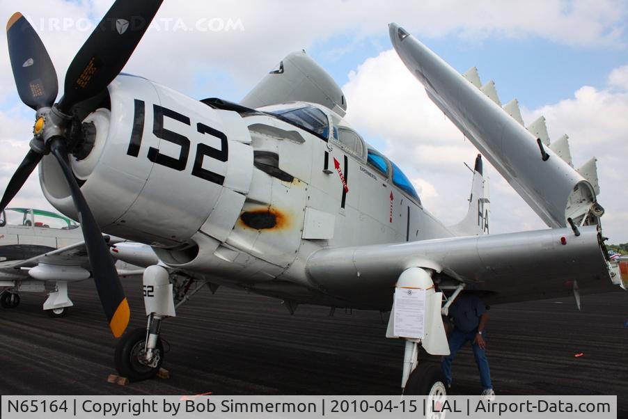 N65164, 1955 Douglas EA-1E Skyraider AD-5W C/N 55-471DH, Sun N Fun 2010