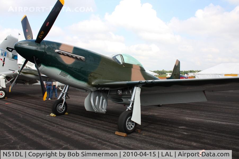 N51DL, 1944 North American P-51D Mustang C/N 26890, Sun N Fun 2010