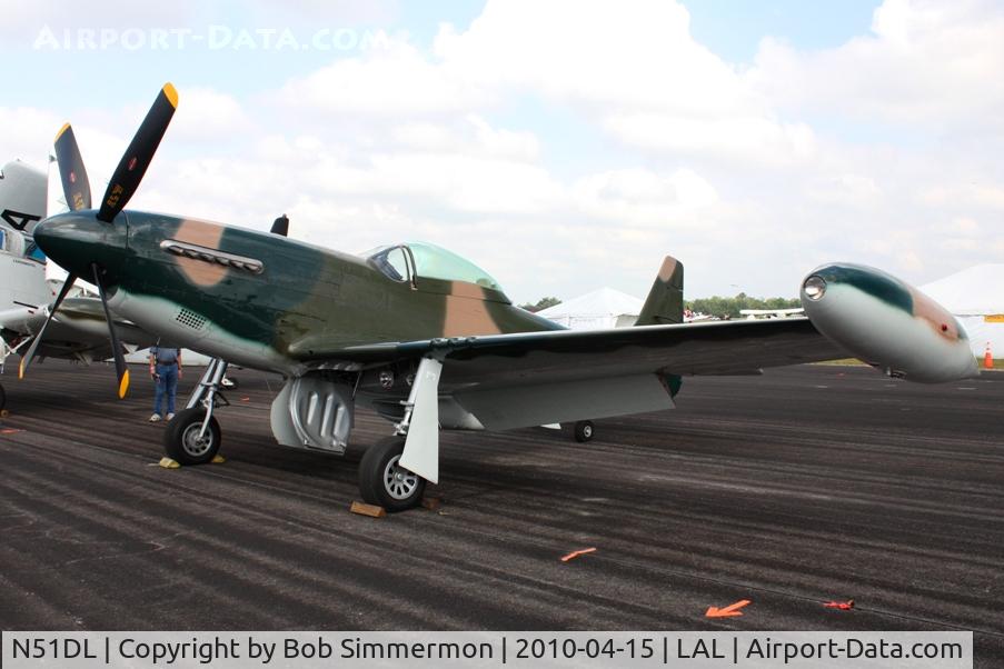 N51DL, 1944 North American P-51D Mustang C/N 26890, Sun N Fun 2010