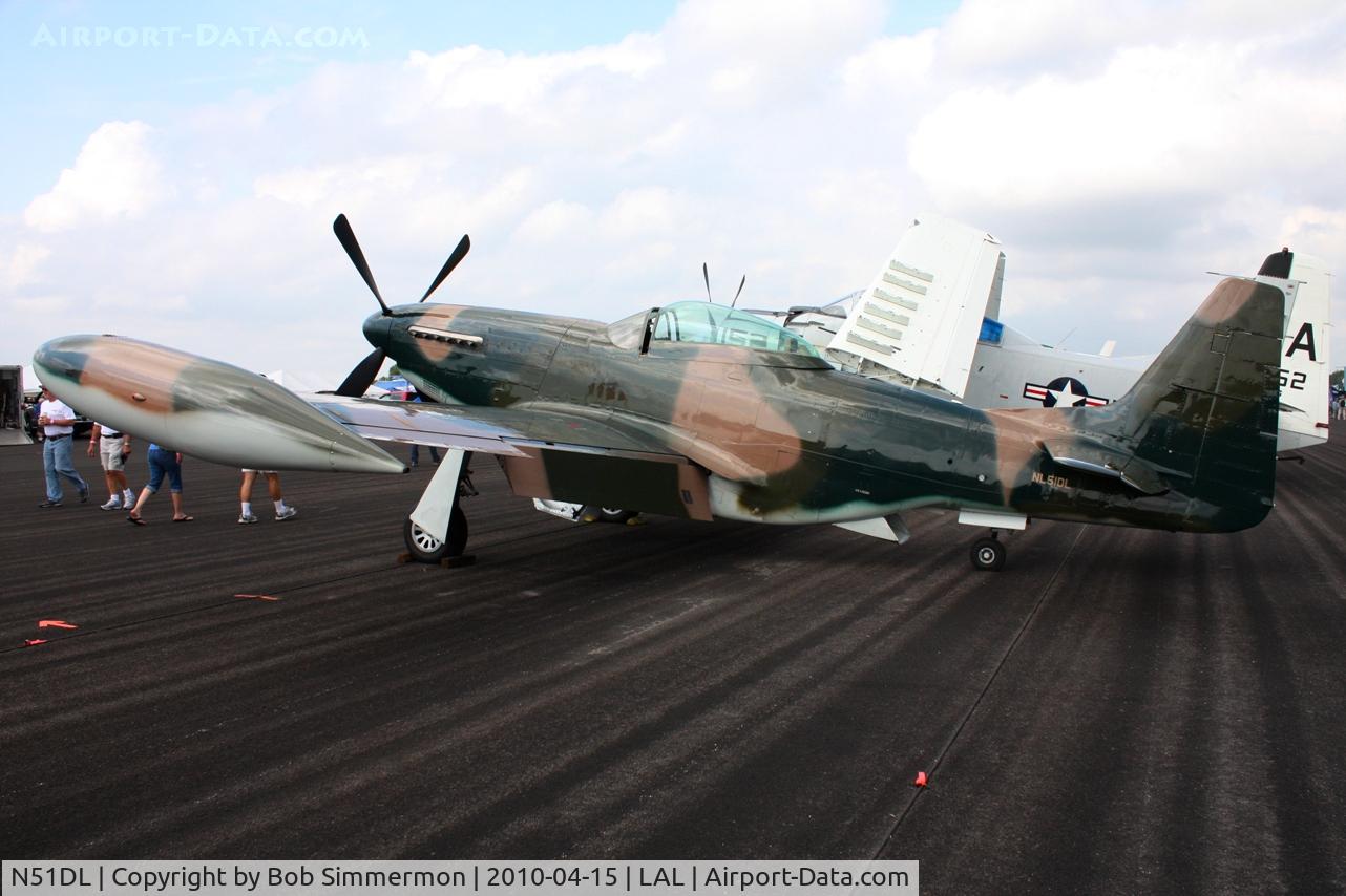 N51DL, 1944 North American P-51D Mustang C/N 26890, Sun N Fun 2010