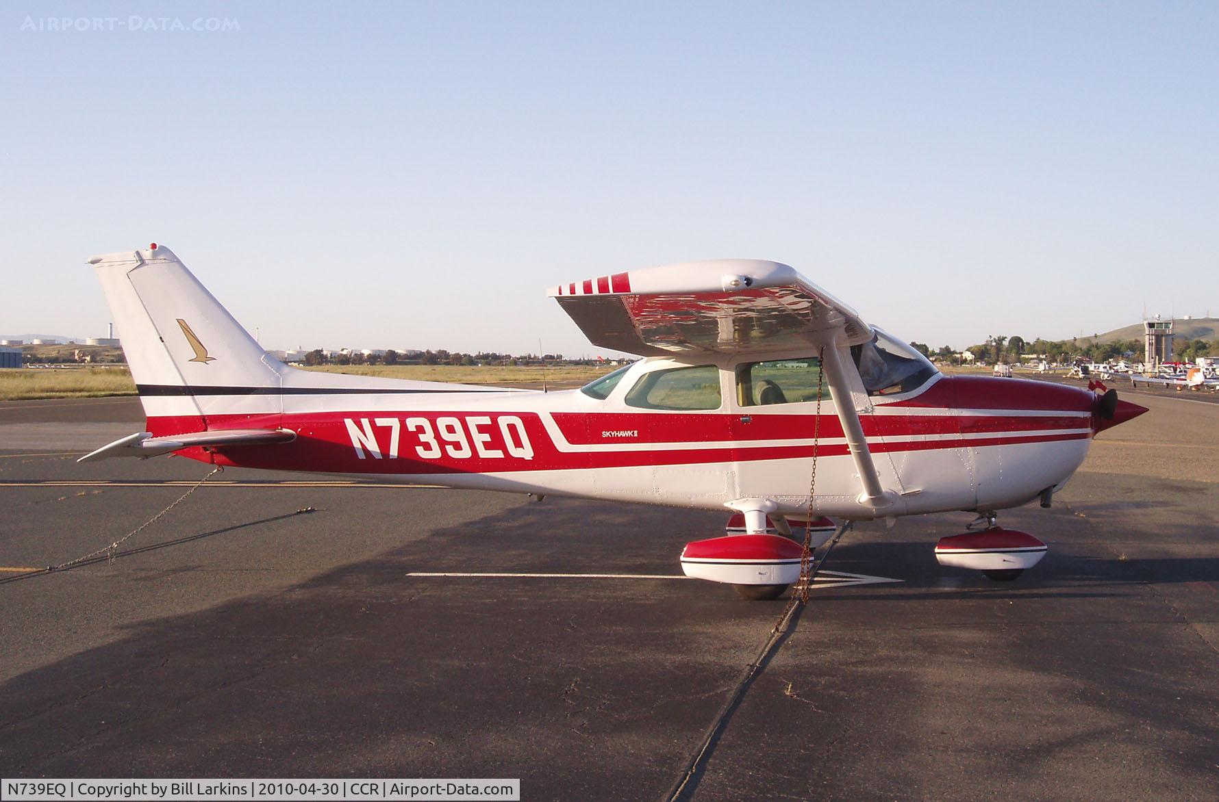 N739EQ, 1978 Cessna 172N C/N 17270488, Visitor, California sunshine at 7:15pm