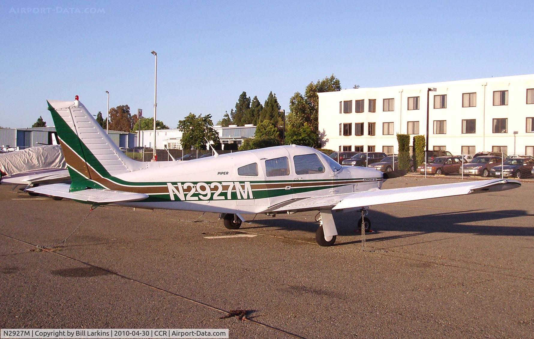 N2927M, 1977 Piper PA-28R-201 Cherokee Arrow III C/N 28R-7837106, Visitor