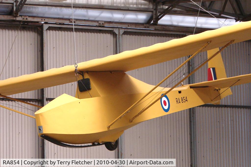 RA854, Slingsby T-7 Cadet TX1 C/N Not found RA854, Cadet displayed at the Yorkshire Air Museum at Elvington