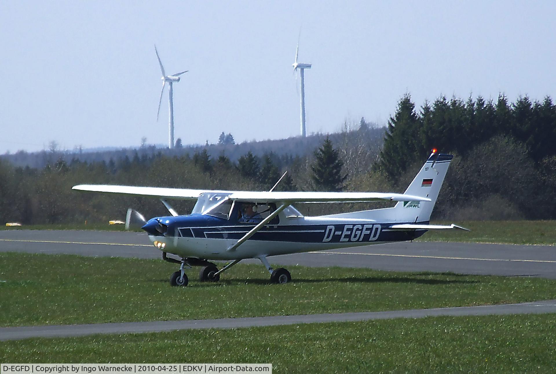 D-EGFD, Reims F152 C/N 1630, Cessna (Reims) F152 at Dahlemer Binz airfield