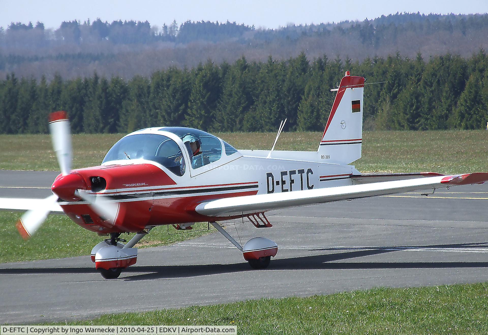 D-EFTC, 1972 Bolkow Bo-209 Monsun C/N 172, Bölkow Bo 209 Monsun 150FF at Dahlemer Binz airfield