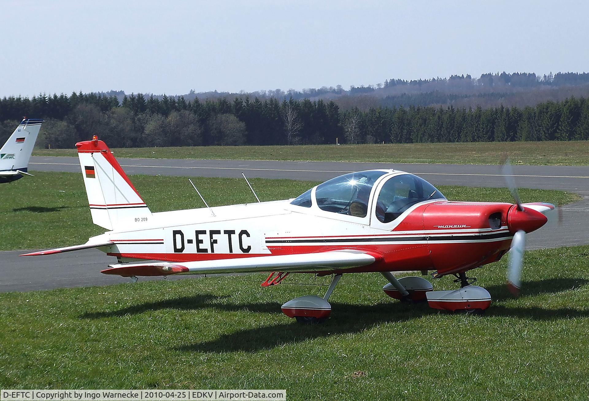 D-EFTC, 1972 Bolkow Bo-209 Monsun C/N 172, Bölkow Bo 209 Monsun 150FF at Dahlemer Binz airfield