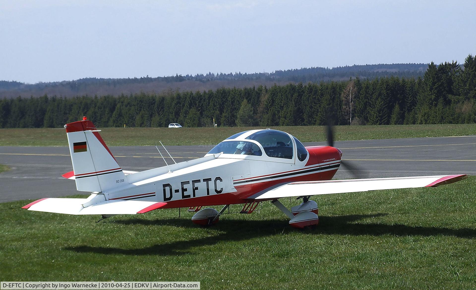 D-EFTC, 1972 Bolkow Bo-209 Monsun C/N 172, Bölkow Bo 209 Monsun 150FF at Dahlemer Binz airfield