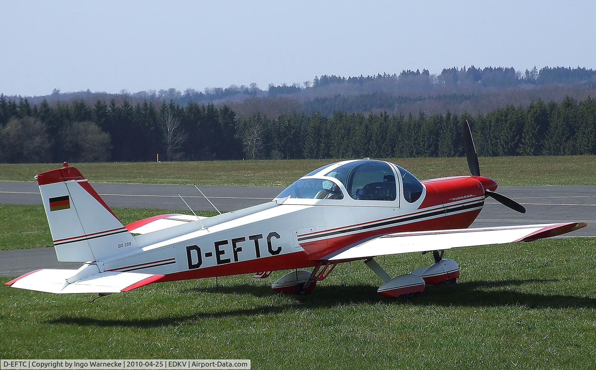 D-EFTC, 1972 Bolkow Bo-209 Monsun C/N 172, Bölkow Bo 209 Monsun 150FF at Dahlemer Binz airfield