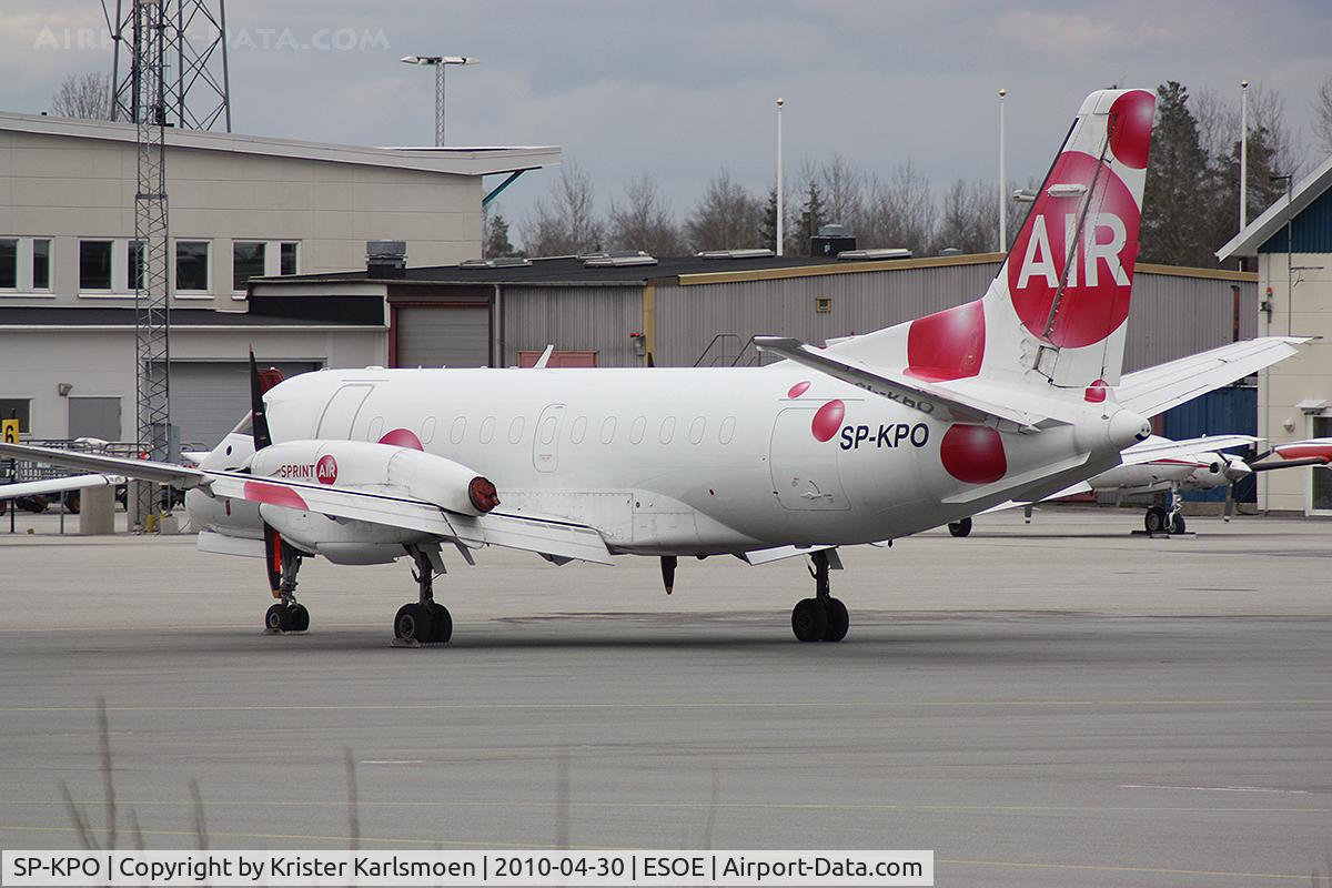 SP-KPO, 1984 Saab-Fairchild SF340(F) C/N 340A-010, Awaits service