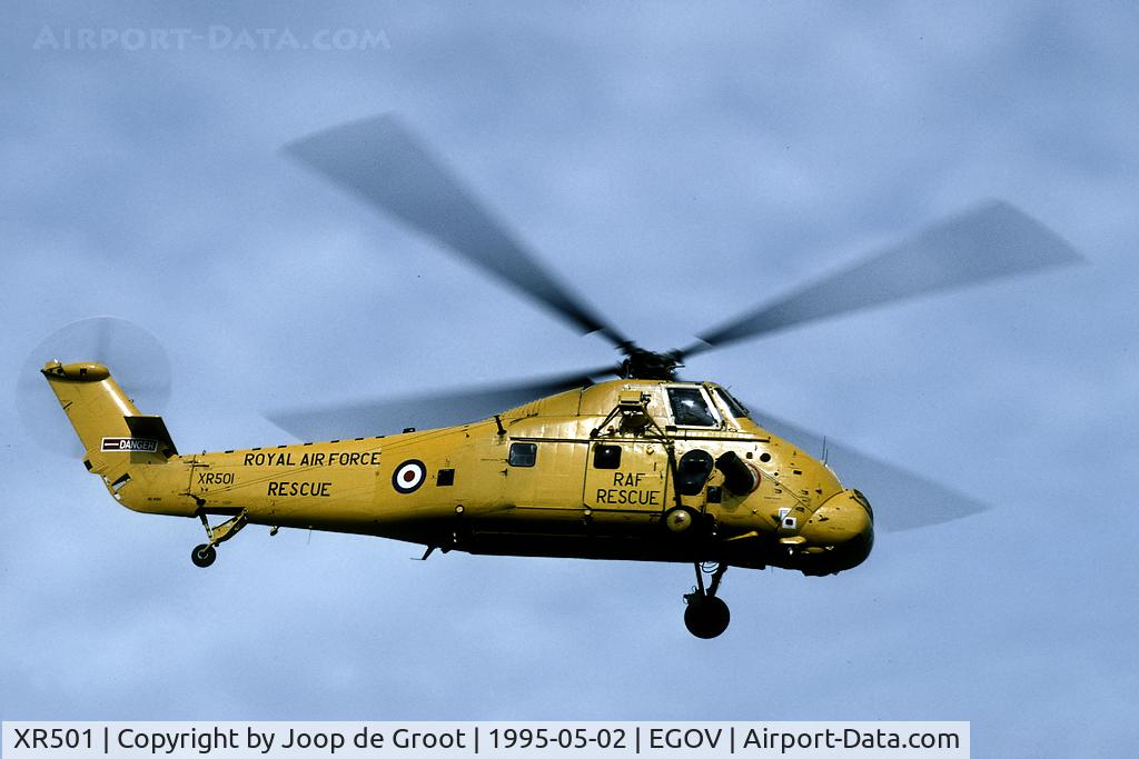 XR501, 1963 Westland Wessex HC.2 C/N WA126, Wessex operating with the SARTU at RAF Valley.