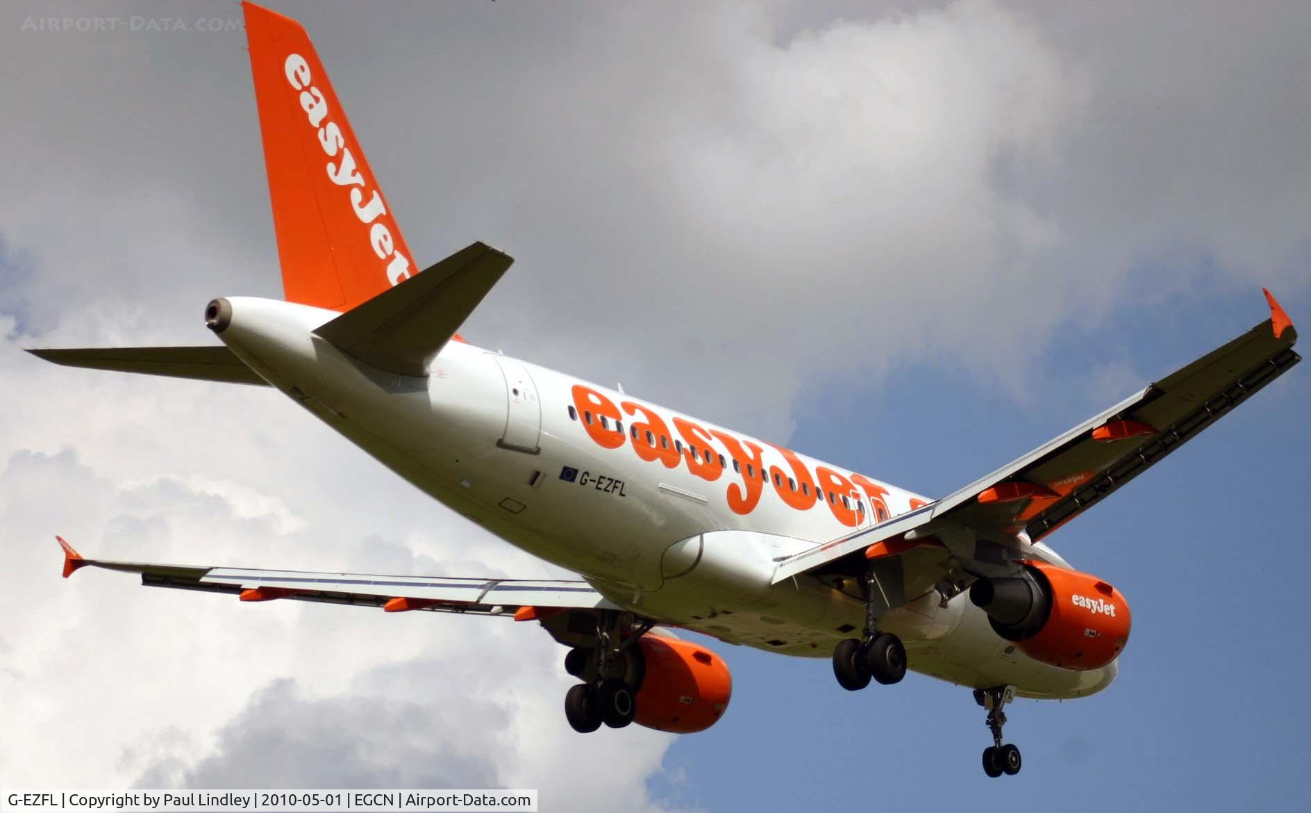 G-EZFL, 2009 Airbus A319-111 C/N 4056, In from Faro