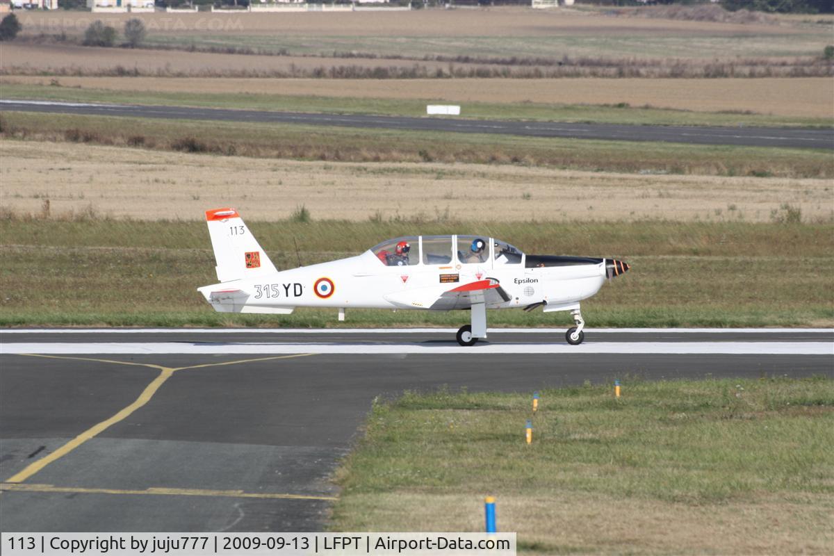 113, Socata TB-30 Epsilon C/N 113, on display at Pontoise
