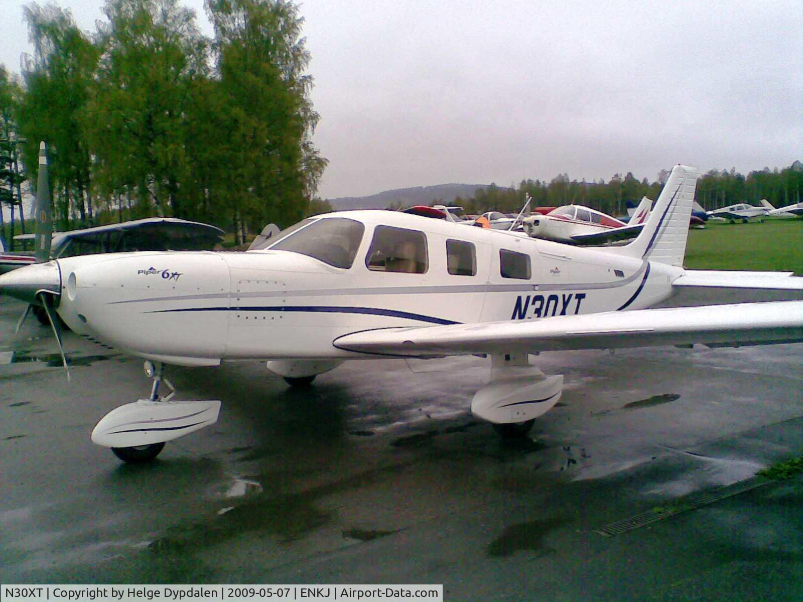 N30XT, 2004 Piper PA-32-301XTC Saratoga C/N 3255020, Noted several times in Denmark, also in Norway, and at Kjeller Airport.