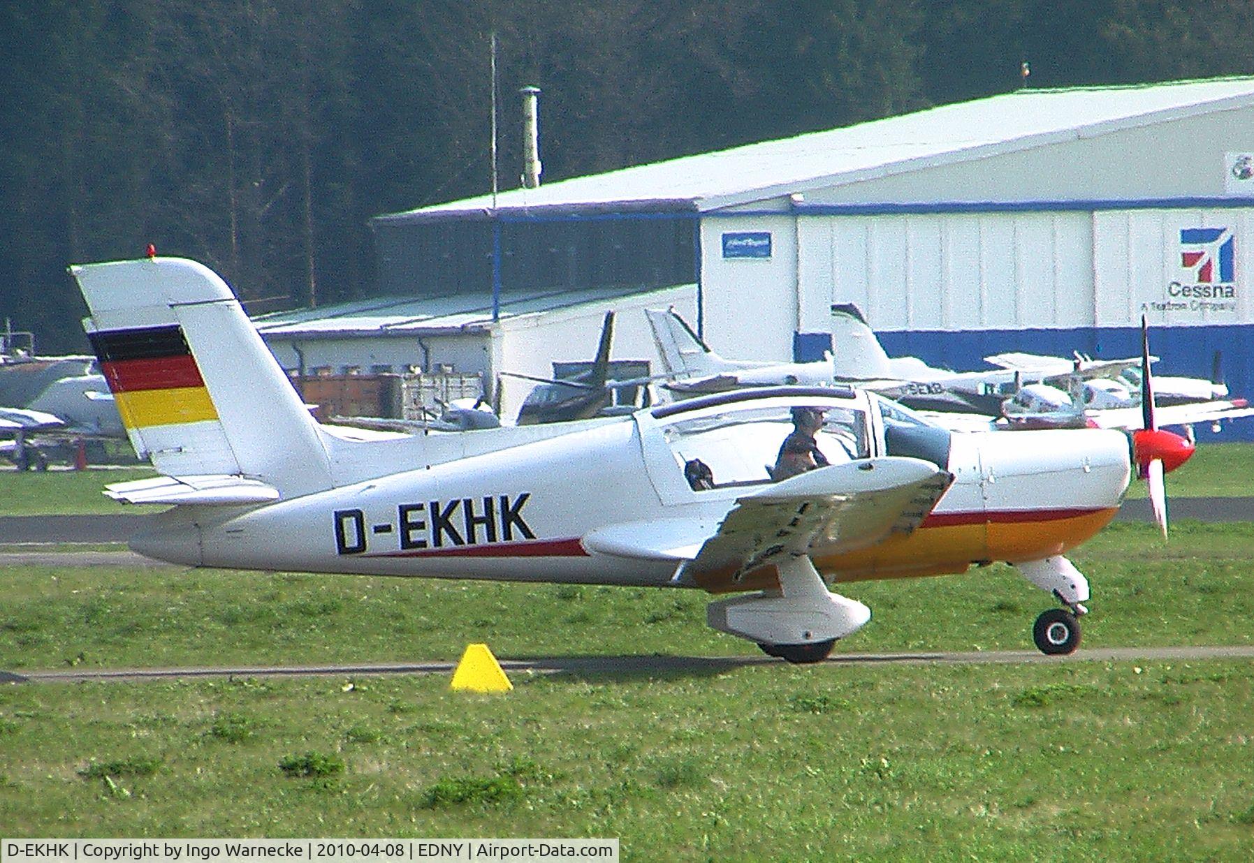 D-EKHK, 1973 Socata MS-894E Rallye Minerva 220GT C/N 12204, SOCATA MS.894E Minerva 220GT at Friedrichshafen airport during the AERO 2010