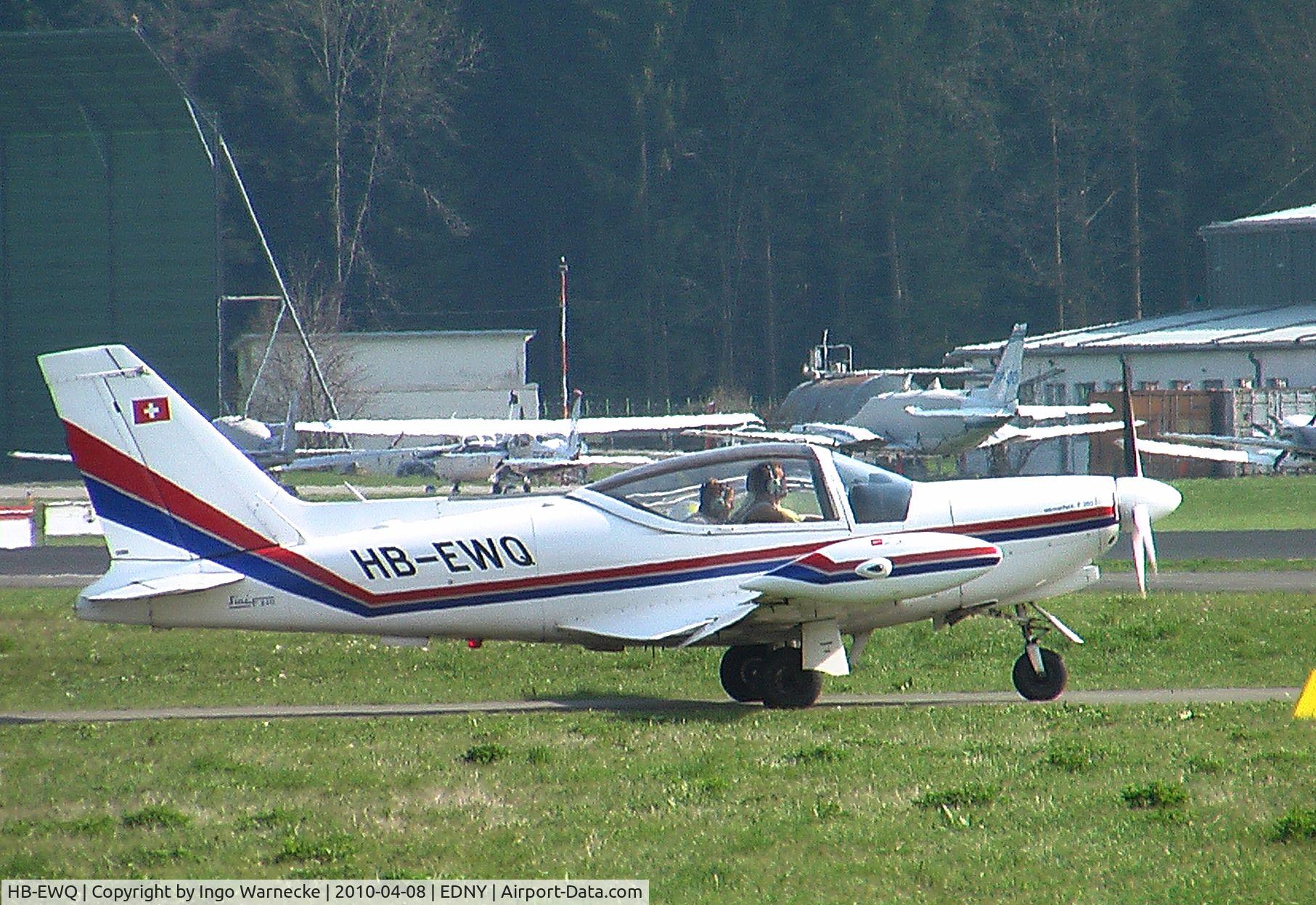 HB-EWQ, 1982 SIAI-Marchetti SF-260C C/N 636/46-002, SIAI-Marchetti F.260C at Friedrichshafen airport during the AERO 2010