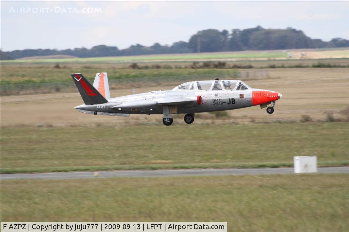 F-AZPZ, 1963 Fouga CM-170 Magister C/N 413, on display at Pontoise whis 315-JB on right side