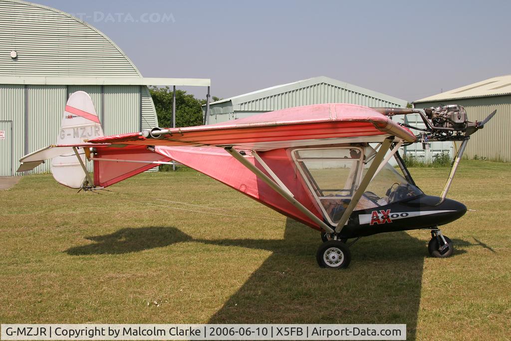 G-MZJR, 1998 Pegasus Cyclone AX2000 C/N 7385, Cyclone AX-2000 at Fishburn Airfield in June 2006. 