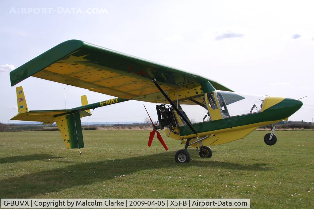 G-BUVX, 1994 CFM Streak Shadow C/N PFA 206-12410, CFM Streak Shadow at Fishburn Airfield, UK in 2009.