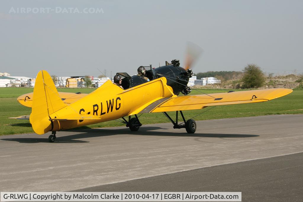 G-RLWG, 1942 Ryan PT-22 Recruit (ST3KR) C/N 1716, Ryan ST3KR at the John McLean Aerobatics Trophy competition, The Real Aeroplane Company, Breighton Airfield, UK in 2010.