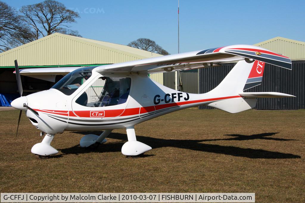 G-CFFJ, 2008 Flight Design CTSW C/N 8391, Flight Design CT-SW at Fishburn Airfield in 2009.