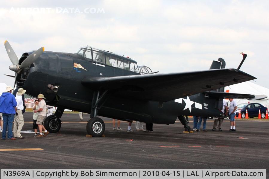 N3969A, Grumman TBM-3E Avenger C/N 53787, Sun N Fun 2010